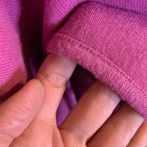 FOR THE REPUBLIC Pink Sweater V Neck Soft Long Sleeve 1X - Picture 7 of 15